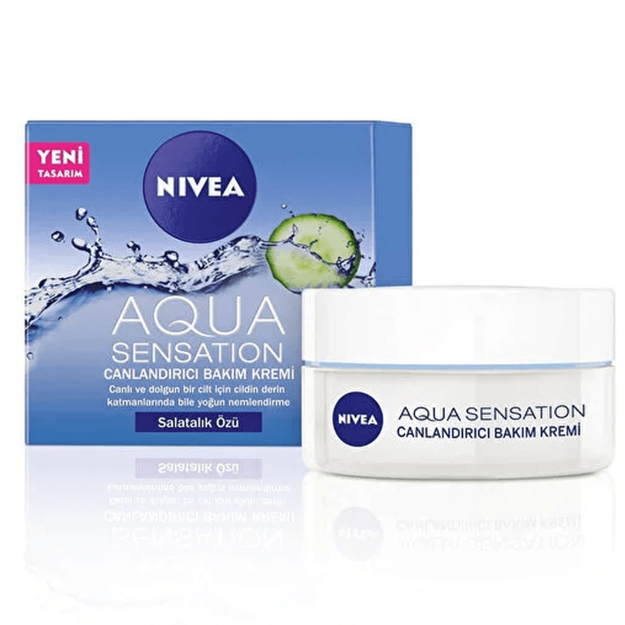 Nivea Aqua Sensation Canlandırıcı Bakım Kremi 50ml - Normal ve Karma Cilt