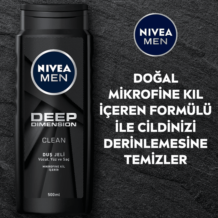 Nivea Dimension Duş Jeli 500ml-Vücut,Saç ve Yüz