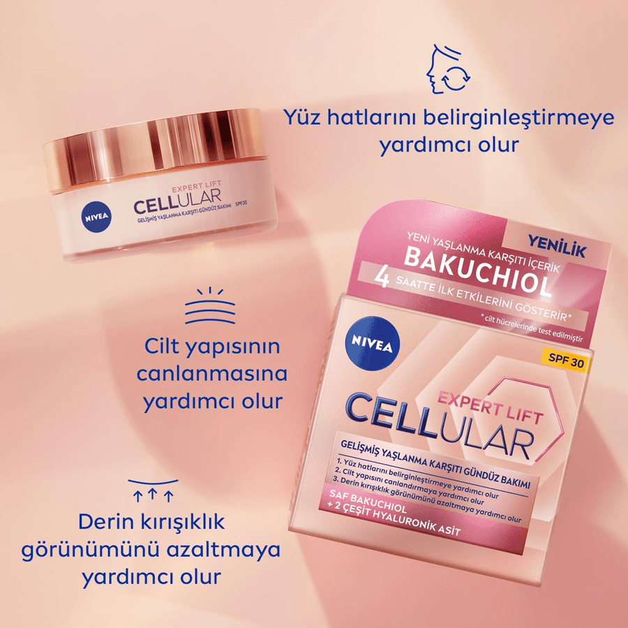 Nivea Cellular Expert Lift Yaşlanma Karşıtı Gündüz Kremi 50ml