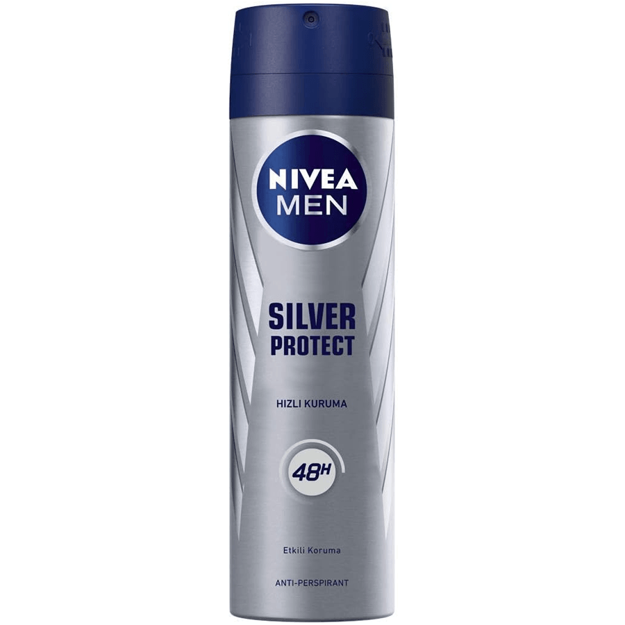 Nivea Men Silver Protect Sprey 150ml-Etkili Koruma