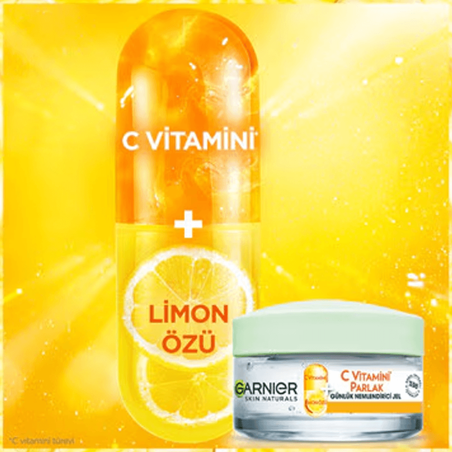 Garnier C Vitamini Parlak Günlük Nemlendirici Jel 50ml-Normal Cilt