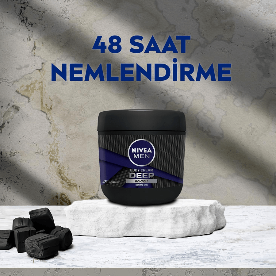 Nivea Men Deep El ve Vücut Bakım Kremi 400ml-Nemlendirici