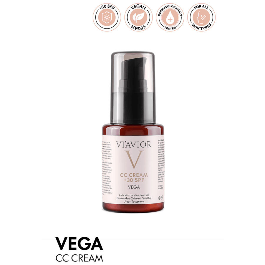 Viavior Vega CC Krem SPF30+ 50ml-Renkli Nemlendirici