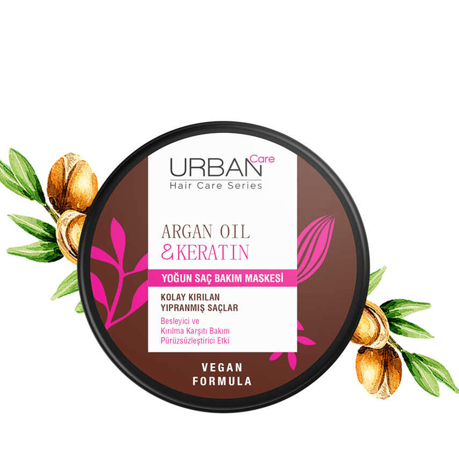 Urban Care Argan Oil & Keratin Yoğun Saç Bakım Maskesi 230ml