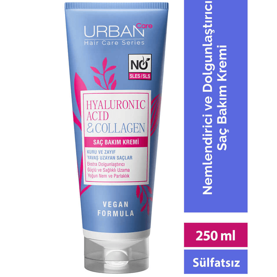 Urban Care Hyaluronic Acid & Collagen 250ml-Saç Bakım Kremi