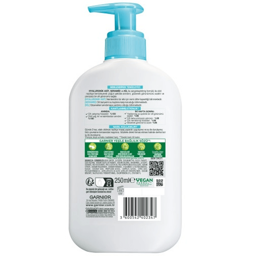 Garnier Saf & Temiz Nemlendiren Temizleyici 250ml