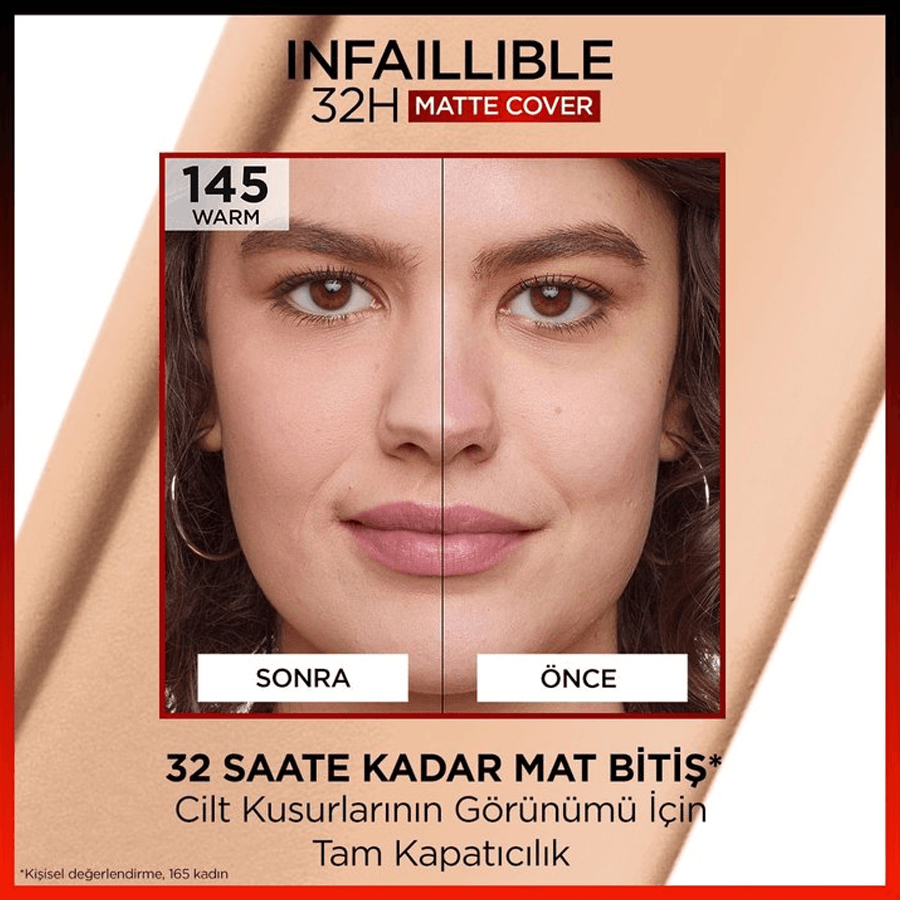 Loreal Paris Infaillible 32 Hour Matte Cover Yüksek Kapatıcı Fondöten 30ml