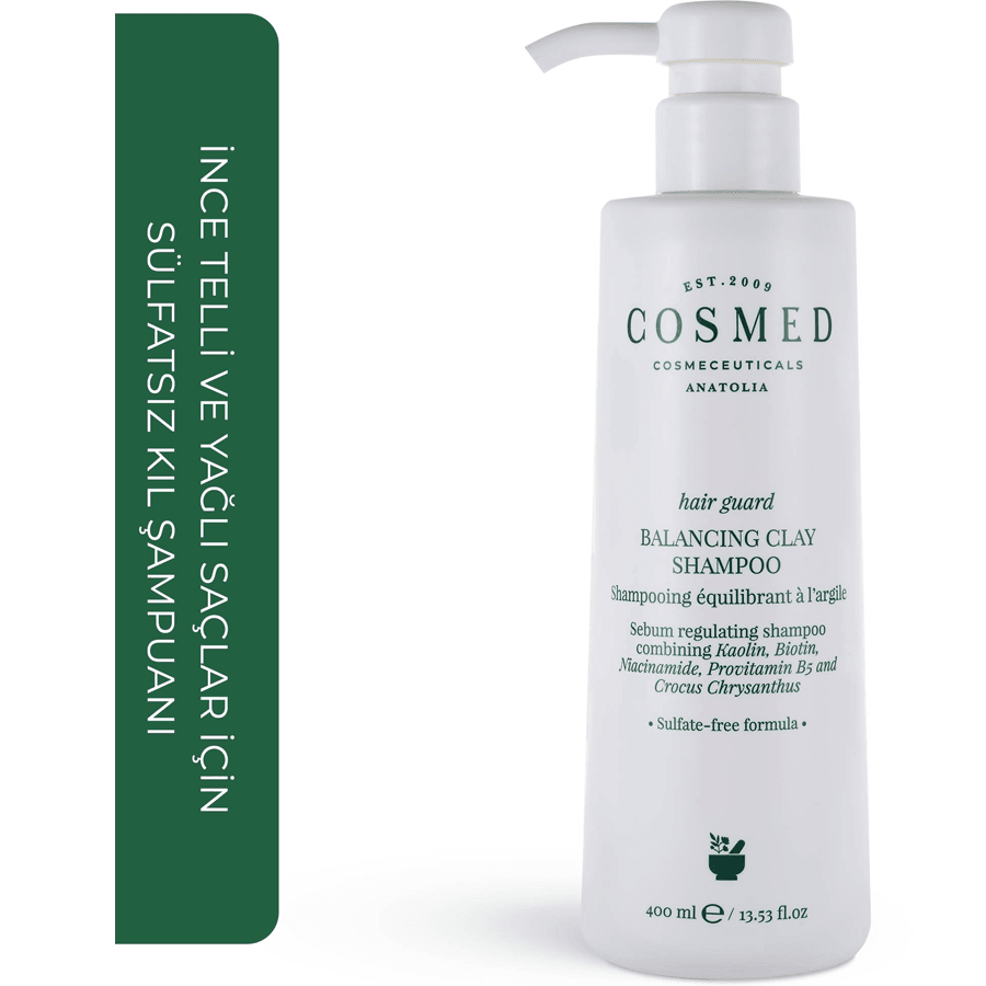 Cosmed Hair Guard Sampuan 400ml-Arındırıcı Kil Şampuanı