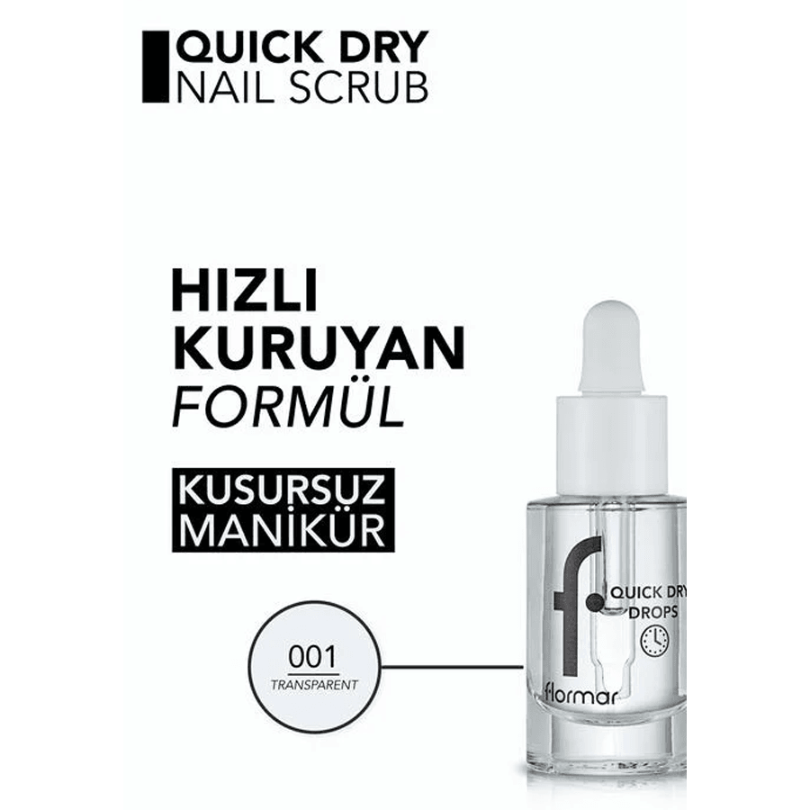 Flormar Quick Dry Drops 7.3ml-Oje Kurutucu