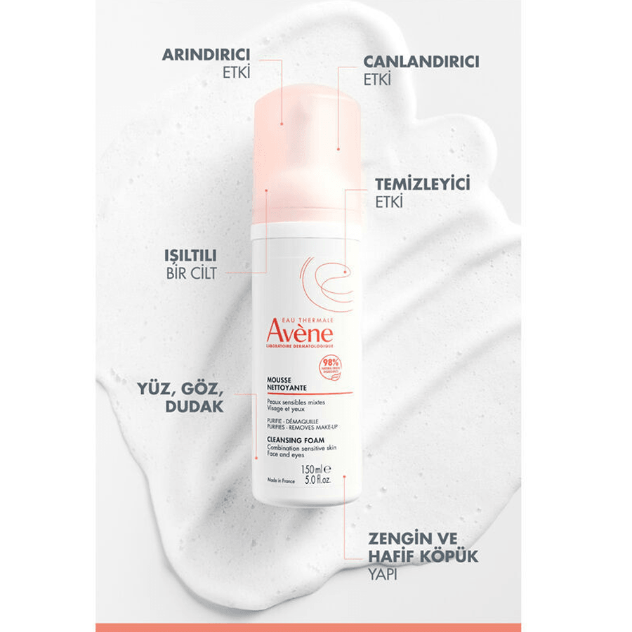 Avene Mousse Nettoyante 2x150ml-Cilt Temizleyici Köpük
