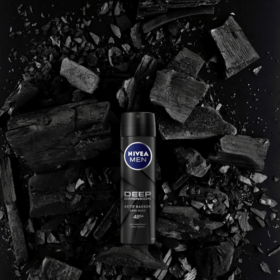 Nivea Deep Dark Wood Sprey 150ml-Etkili Koruma