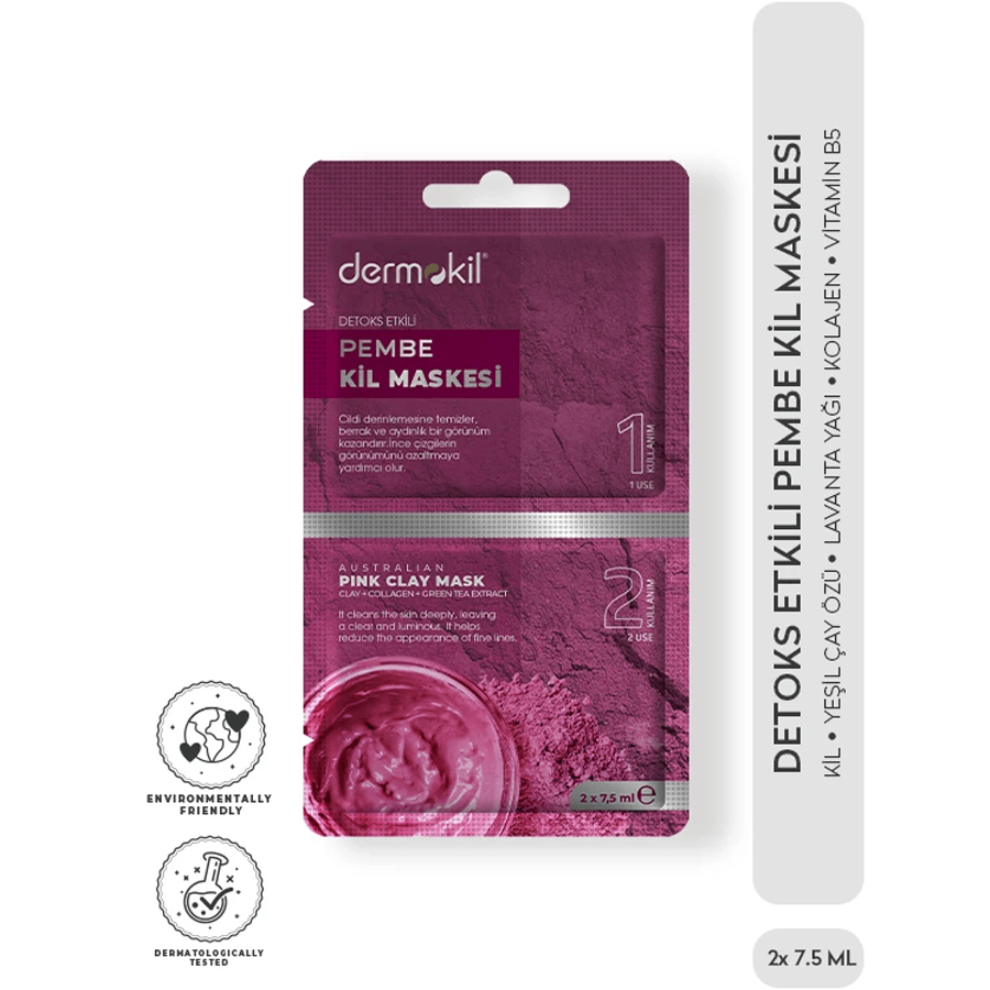 Dermokil Detoks Etkili Pembe Kil Maskesi 7.5ml