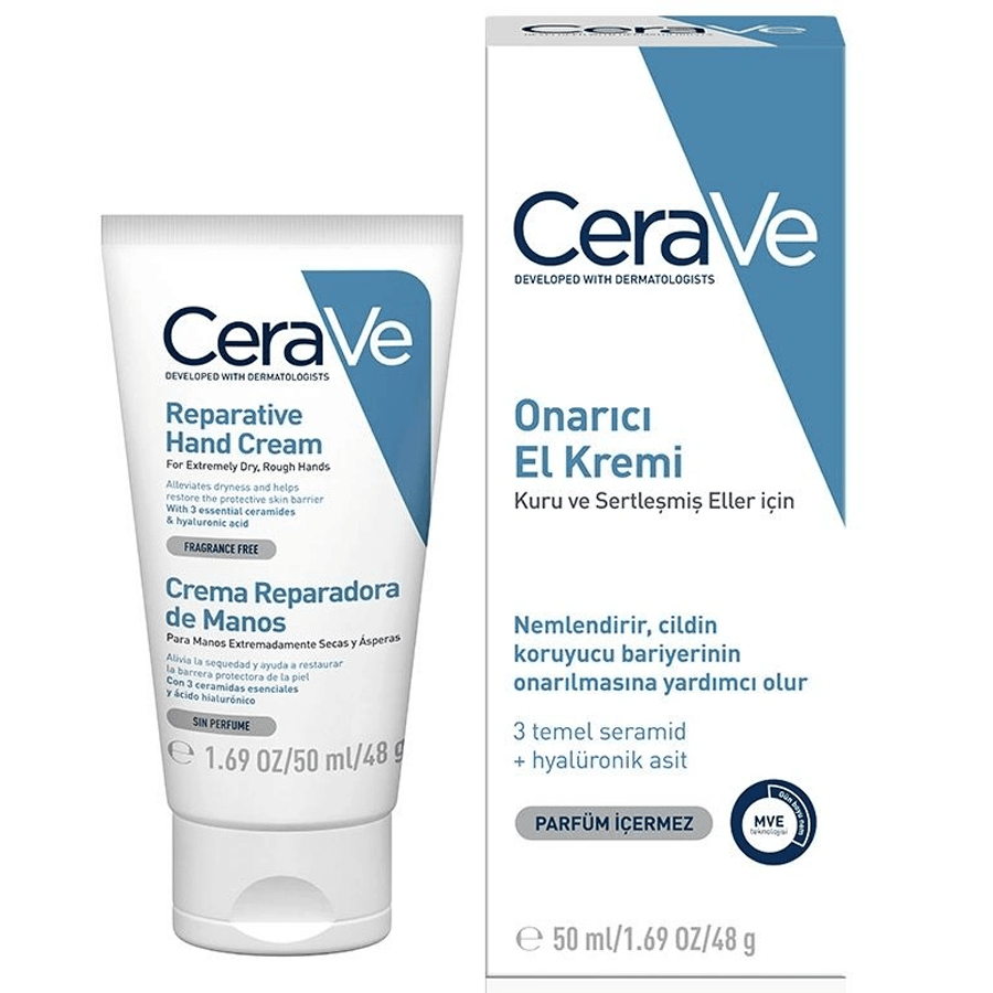 CeraVe Onarıcı El Kremi 50ml-Kuru ve Sertleşmiş Eller