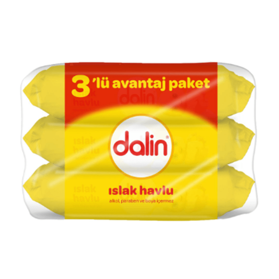 Dalin Islak Havlu 3lü Avantaj Paketi