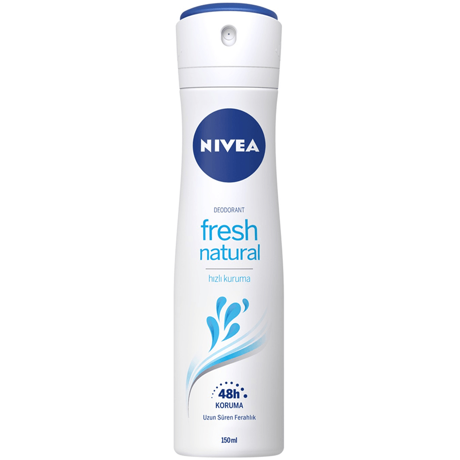 Nivea Fresh Natural Sprey 150ml-Uzun Süren Ferahlık