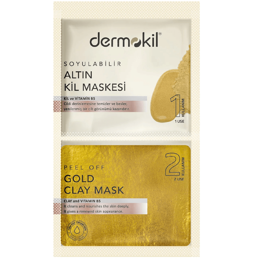Dermokil Soyulabilir Altın Kil Maskesi 7.5ml