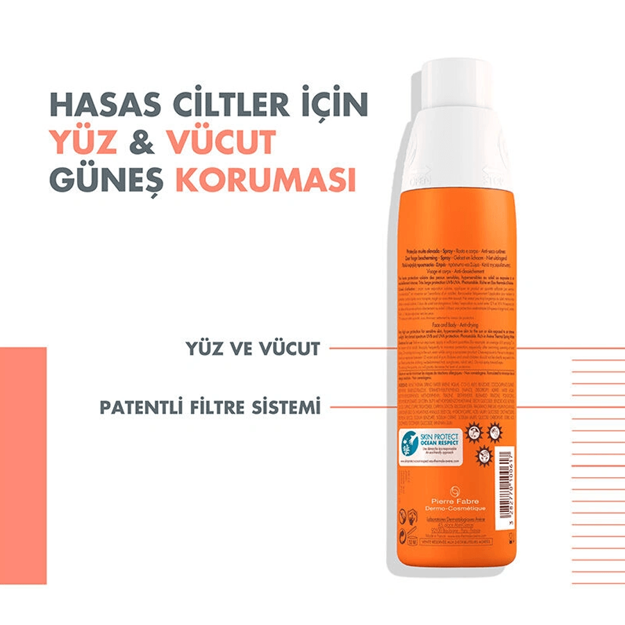 Avene Spray Spf50 + Güneş Kremi 200ml