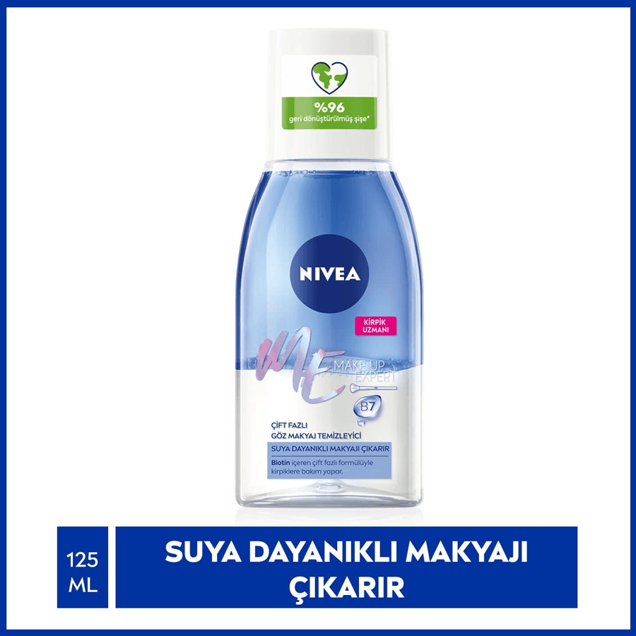 Nivea Make Up Expert Çift Fazlı Göz Makyaj Temizleyici 125ml