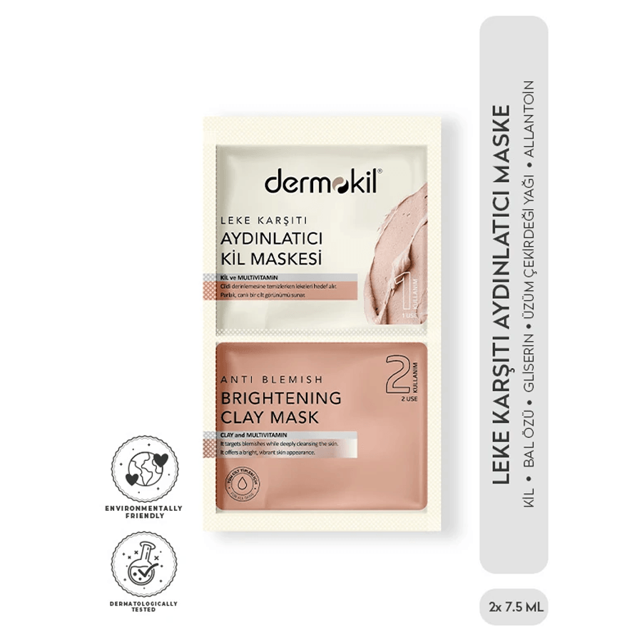 Dermokil Leke Karşıtı Aydınlatıcı Kil Maskesi 7.5ml