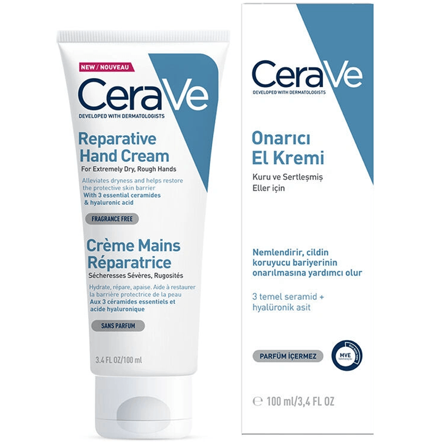 CeraVe Onarıcı El Kremi 100ml-Kuru ve Sertleşmiş Eller