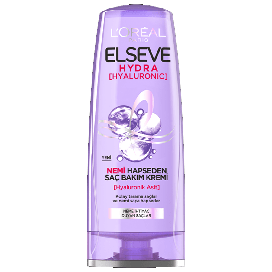 Loreal Paris Elseve Hydra Hyaluronic 390ml-Nemi Hapseden Saç Kremi