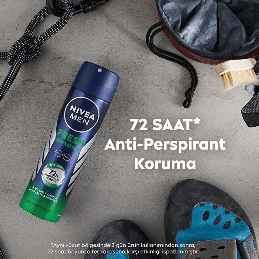 Nivea Men Fresh Sensation Sprey 150ml-Erkek