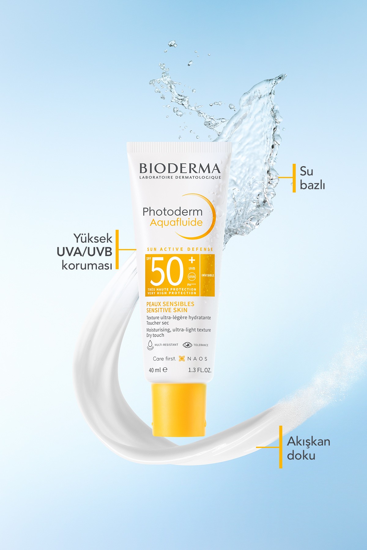 Bioderma Photoderm Aquafluid SPF50+ 40ml-Yüz Güneş Kremi