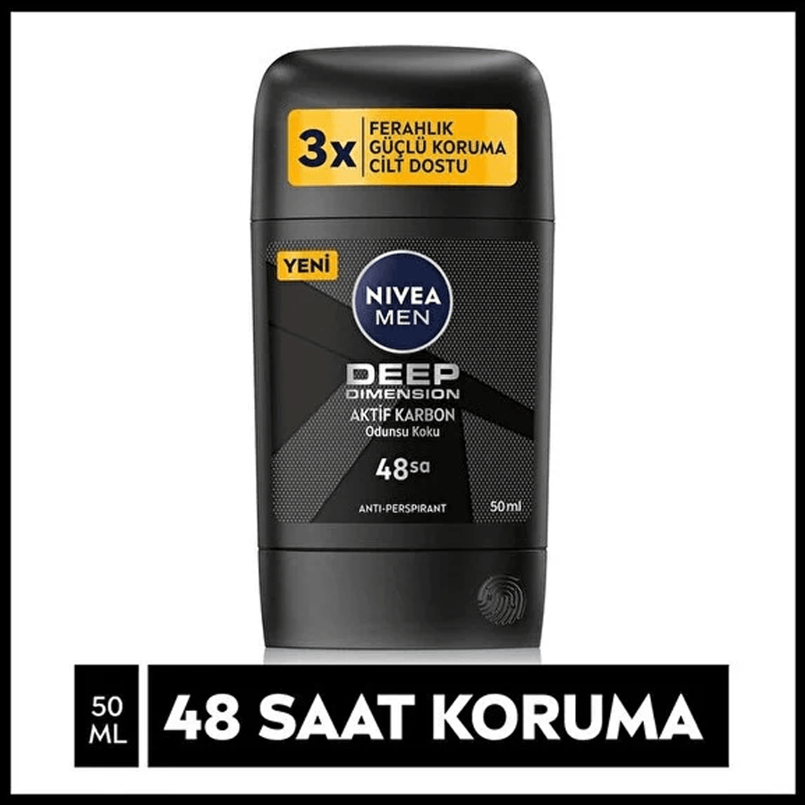 Nivea Men Deep Dimension Stick 50ml-Odunsu Koku