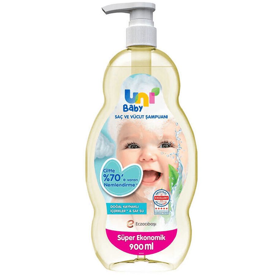 Uni Baby Saç Vücut Şampuanı 900ml