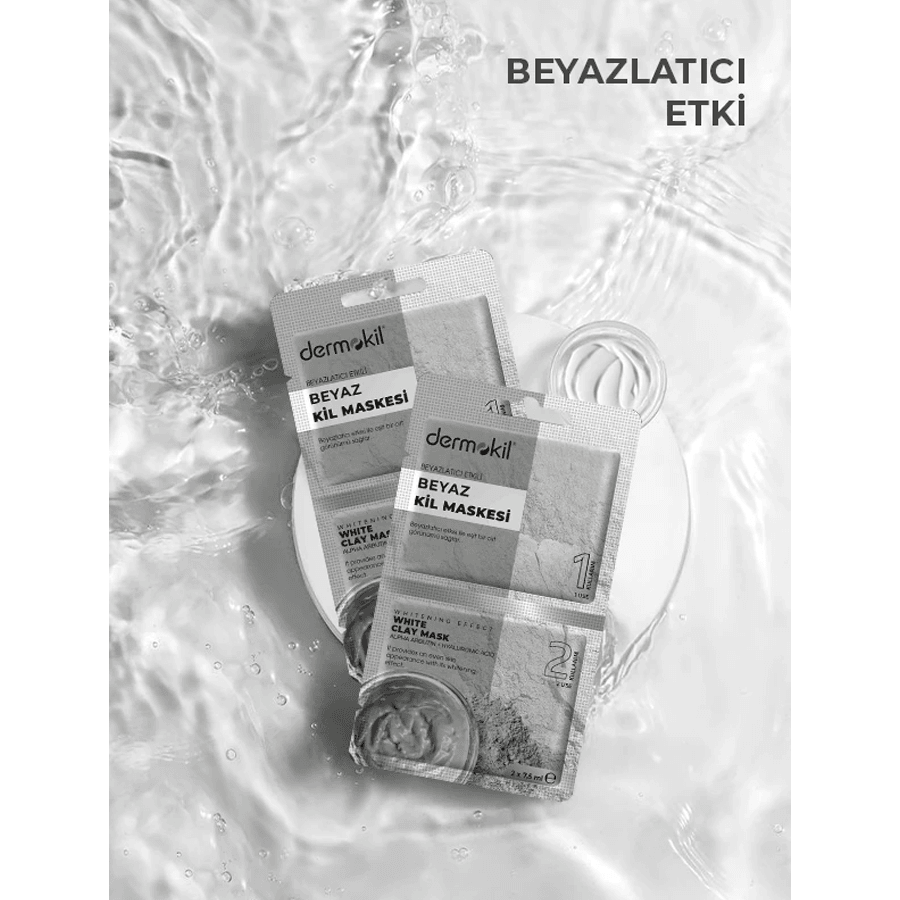 Dermokil Beyazlatıcı Etki Beyaz Kil Maskesi 7.5ml
