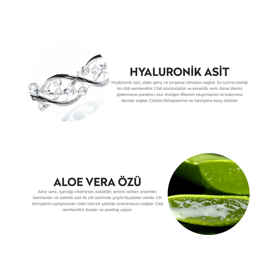 Dermokil Hyaluronik Asit Serum Kağıt Maske Kaktüs Özlü 23gr