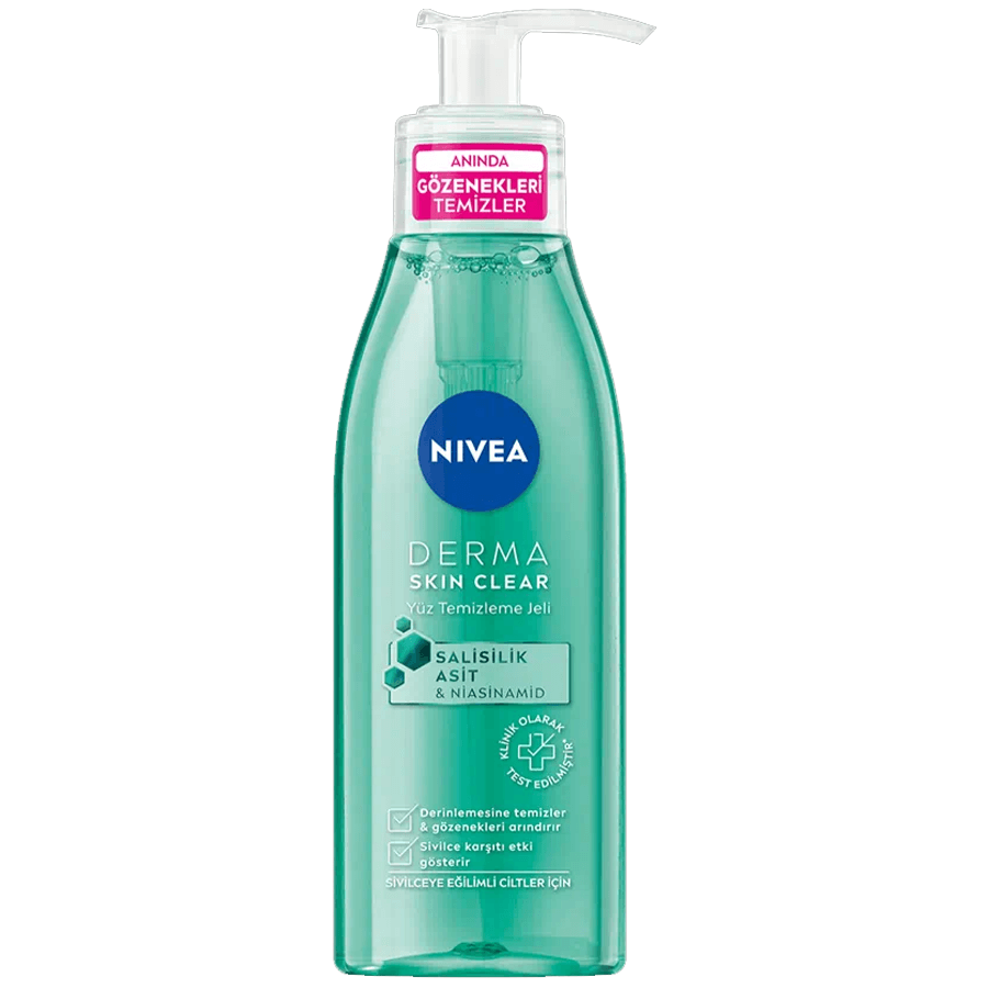 Nivea Derma Skin Clear Sivilce Karşıtı Yüz Temizleme Jeli 150ml