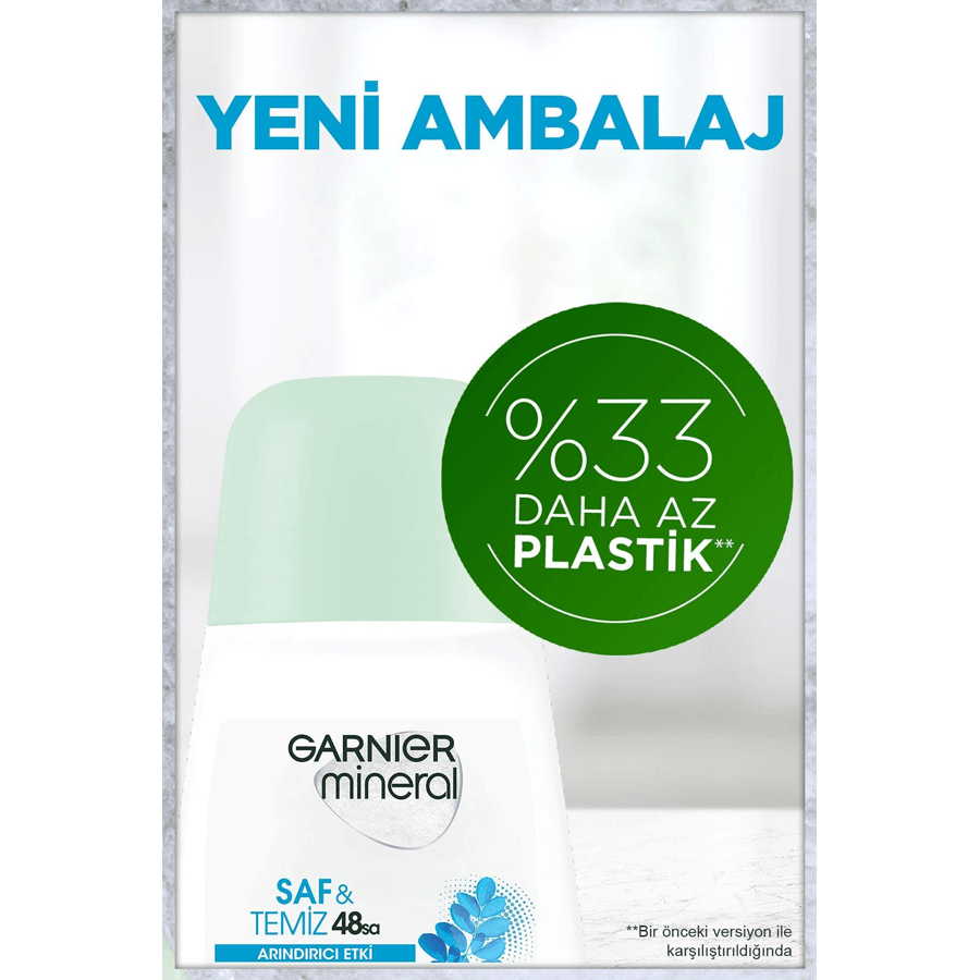 Garnier Saf & Temiz Arındırıcı Roll-on 50ml-Terleme Karşıtı