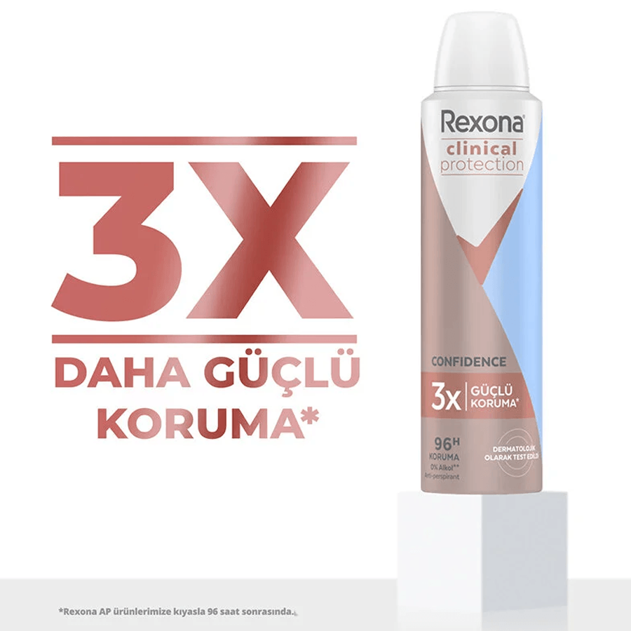 Rexona Clinical Protection Antiperspirant Kadın Sprey Deodorant 150ml 