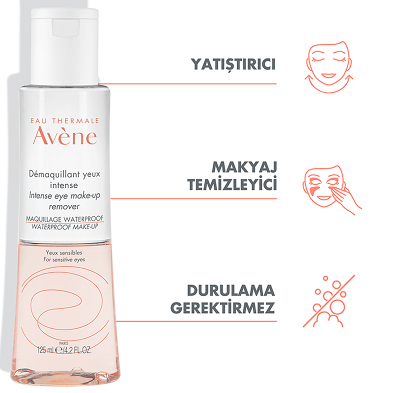 Avene Demaquillant Yeux İntense 125ml-Göz Makyaj Temizleyici