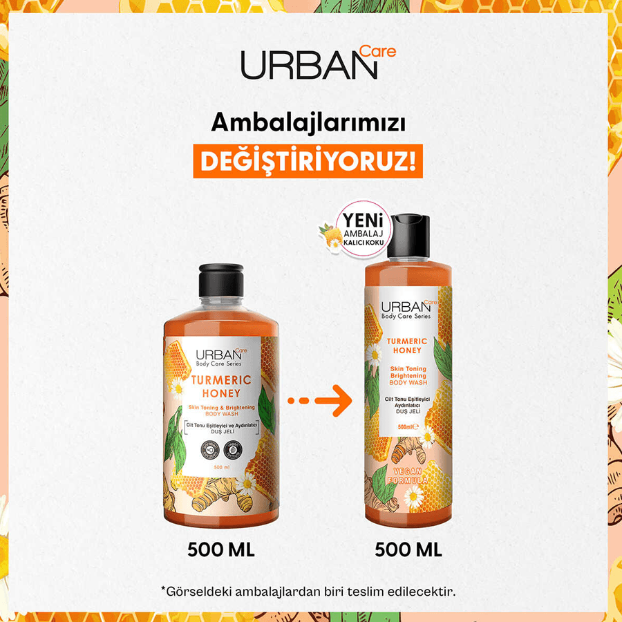 Urban Care Turmeric Honey Duş Jeli 500ml-Cilt Tonu Eşitleyici