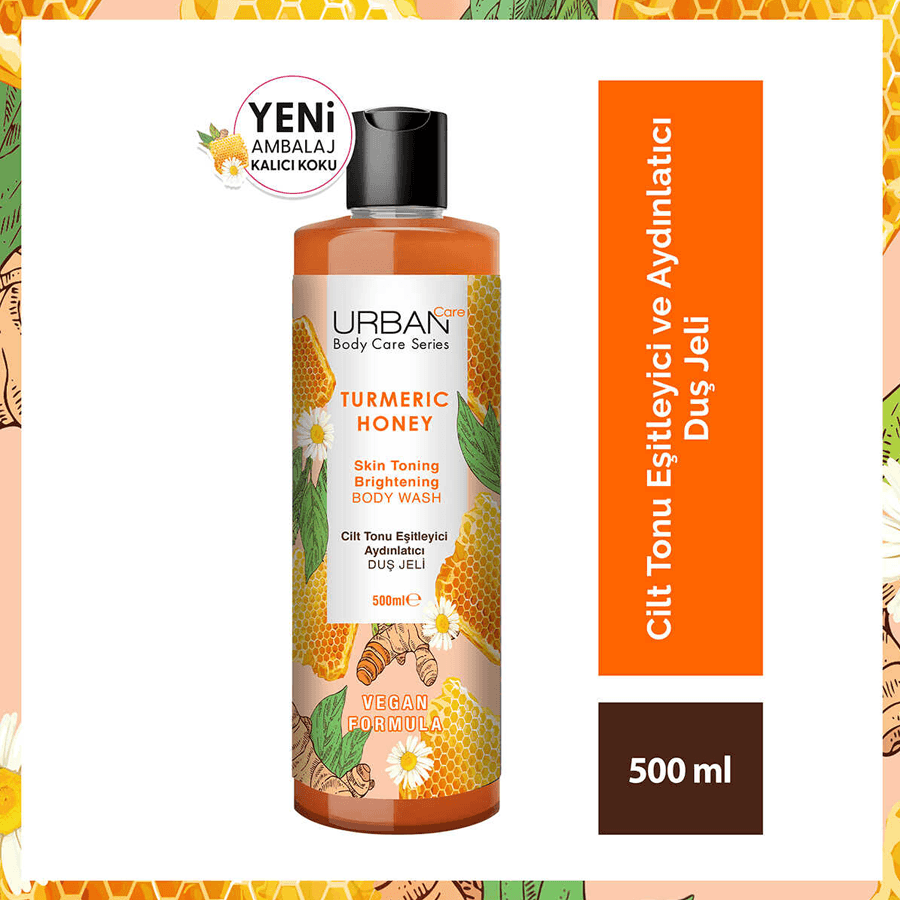 Urban Care Turmeric Honey Duş Jeli 500ml-Cilt Tonu Eşitleyici