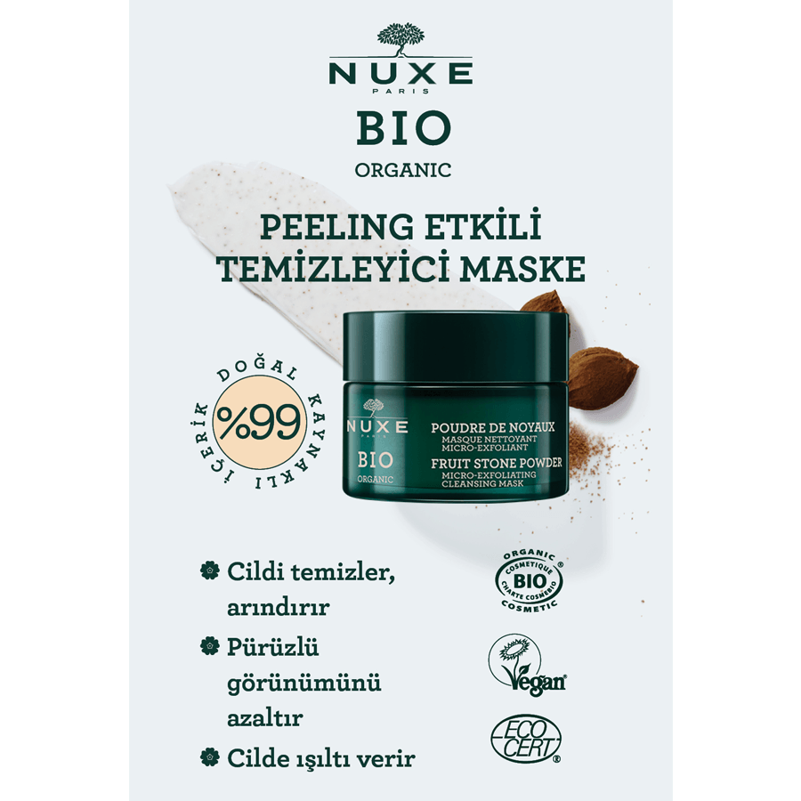 Nuxe Bio Micro Exfoliating Cleansing Mask 50ml-Peeling Etkili Temizleyici Maske