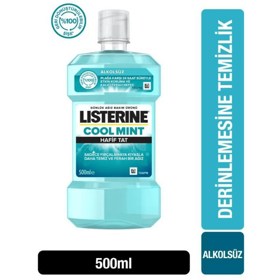 Listerine Cool Mint Hafif Nane Ağız Bakım Suyu 500ml