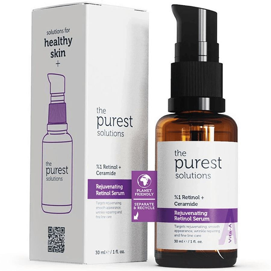 The Purest Solutions %1 Retinol + Ceramide Rejuvenating Retinol Serum 30ml-Kırışıklık Serumu