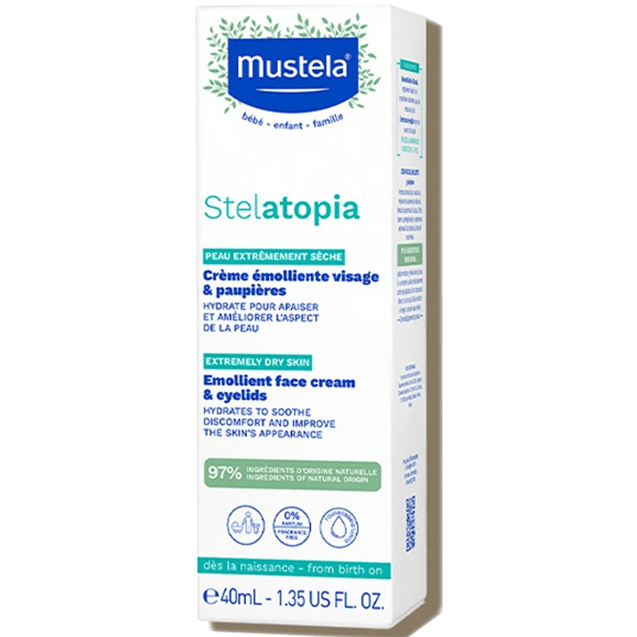 Mustela Stelatopia Emollient Face Cream 40ml-Yüz Kremi