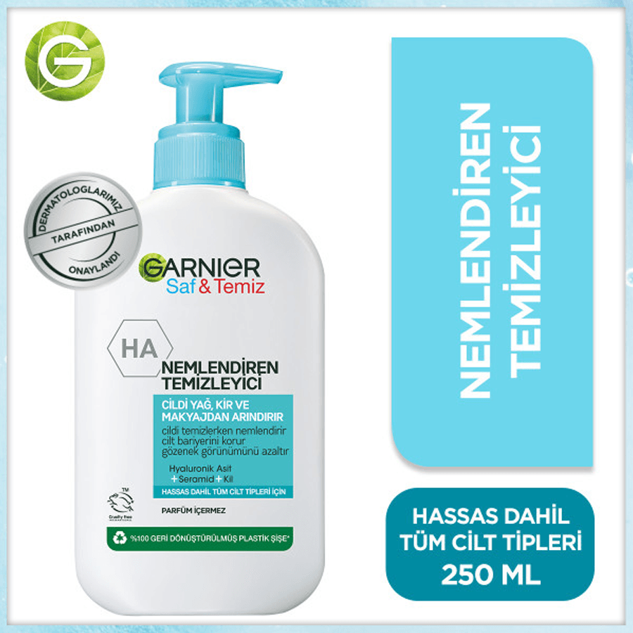 Garnier Saf & Temiz Nemlendiren Temizleyici 250ml
