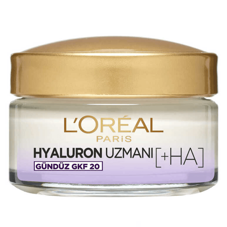 Loreal Paris Hyaluron Uzmanı Cilt Dolgunlaştıran Nemlendirici Krem GKF 20 50ml