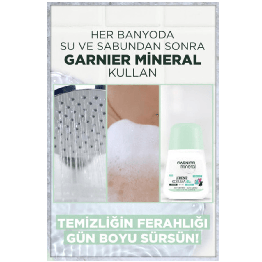 Garnier Mineral Lekesiz Koruma Ferah Koku Anti Perspirant Roll on 50ml