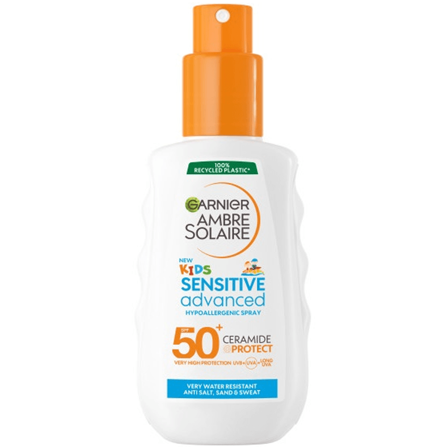 Garnier Ambre Solaire Kids +50 Sensitive Sprey 150ml-Çocuklar İçin Güneş Koruyucu