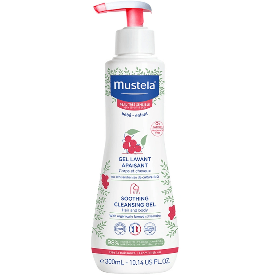 Mustela Soothing Hassas Ciltler için Bebek Şampuanı 300ml- Rahatlatıcı Şampuan