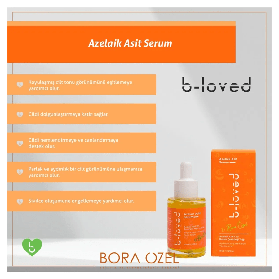 B-Loved Leke Karşıtı %10 Azelaik Asit Serumu 30ml-Leke Serumu