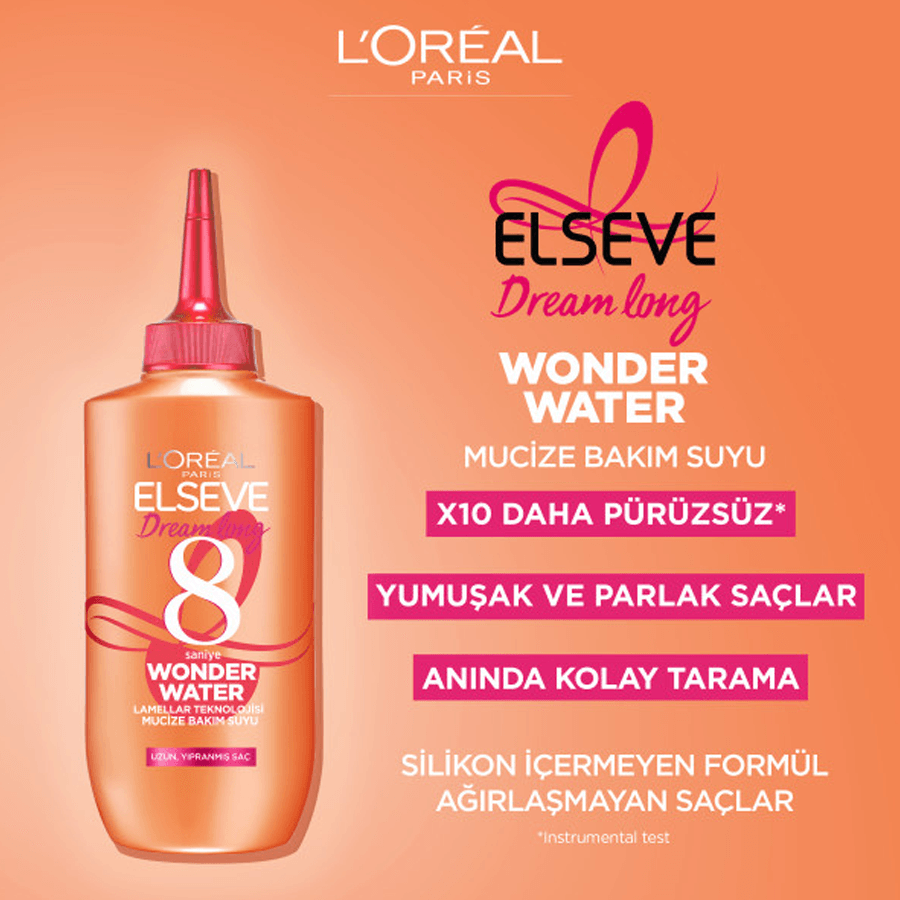 Loreal Paris Elseve Dream Long Wonder Water Mucize Bakım Suyu 200ml