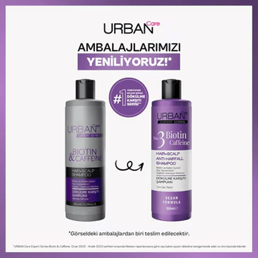 Urban Care Expert Series Biotin & Caffeine Dökülme Karşıtı Şampuan 350ml