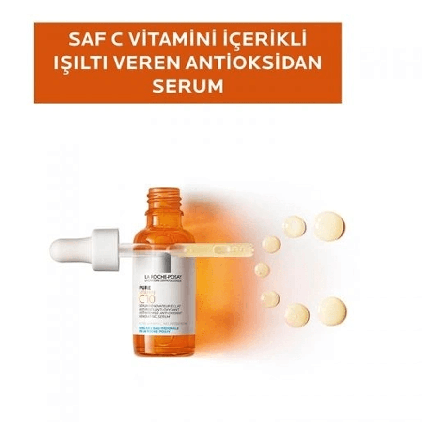 La Roche Posay Saf Vitamin C10 Serum Işıltı Veren Antioksidan Serum 30ml